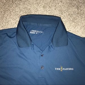 ❌SOLD❌The Players Nike Golf Navy Blue Shirt